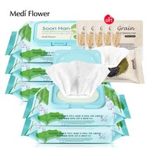 [메디플라워] 센텔라 순한 딥 클렌징 티슈 100매x5개+곡물 파우치 10매, 상세 설명 참조, 상세 설명 참조, 상세 설명 참조