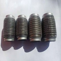 배기튜닝 자동차 소프트 연결 소음기 그리드 삼원 촉매 엘보링 호스 개선 공진 3184569336, 76X120