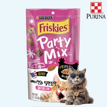 프리스키 파티믹스 멀티팩 고양이 간식 170g, 캘리포니아, 60g, 30개