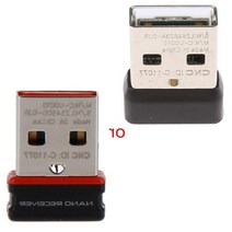 Logitech-mk270/mk260/mk220/mk345/mk240/m275/m210/m212/m150 마우스 53CF 용 Usb 수신기 무선 동글 USB 어댑터, [01] White
