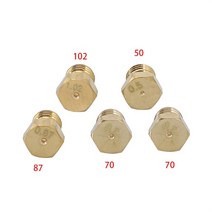 m6 0.75 lpg 가스 온수기 노즐 제트 0.07mm 범용 호브 인젝터 프로판 가스 버너 87 50 73 65 70 95 97 115 135 102, f