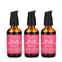 SheaMoisture 100% 자메이칸 블랙 캐스터 오일 피마자유 47ml x3개