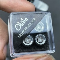 19인치 휠18인치 휠자동차 휠 1/64 Chika Nabes 8.9mm 9.7mm 타이어 림 BBS LM VSXX RS 레이 TE37 와타나바 164 HW 토미 미니 GT 합금, [09] 8.9mm silver RS, 1개