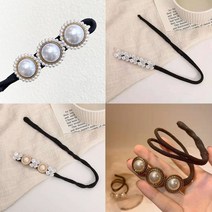 당고머리 밴드 와이어 똥머리 올림머리 만두머리 고정, 벚꽃