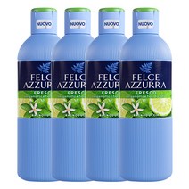 펠체아주라 향좋은 바디워시 바디클렌져 650ml 베르가못&자스민 X4개 이탈리아 직수입, 4개