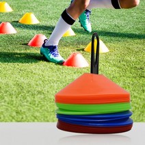 PGM1*^몰접시콘 40개 홀더 1개와 보관 가방 포함 접시 세트 중학교체육교구 어린이 연습 태권도장용품 초등 드리블 운동회^*1췤pgm, *^^옵션*^KW 보급형 접시콘세트