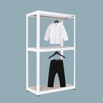 레마하우스 슈랙 행거 3단 2행거 1200 x 400 x 1500 mm, 블랙