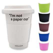 6색 1개 컵슬리브 실리콘 컵홀더 컵슬리브 테이크아웃홀더 에어홀더 컵싸개 잔홀더, 핑크