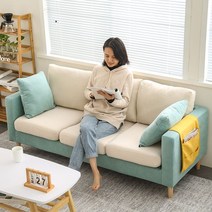 임팔라쇼파 일본식 노래방 1인 2인 북유럽 소파 쇼파 원룸 아파트 병원 골프장 가성비 네일샵, 그레이 베이지