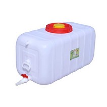 대용량 저장통 물탱크 말통 농사용 사각 PE 폐수 물통, 75리터 (블루) (사진참조)