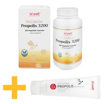 하이웰 프리미엄 프로폴리스 3200 250캡슐 + 프로폴리스 치약 사은품 증정, 단품, 단품
