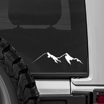 캠핑카 데칼 스티커 차량용 카라반 꾸미기 마운틴, NUT, 1개