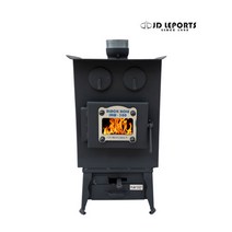 업소용 펜션 식당 캠핑장 화목난로 블랙홀 300, 화목난로+받침대