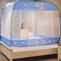 원터치모기장 2022뉴타입 불필요텐트형 모기장 1.8가정용 깨짐방지 1.5미터접이 암호설정 철사 지지대, C01-1.2미터 침대직사각형 2미터 폭1.2미터