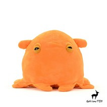 덤보문어 우무문어 그림포테우티스 동물 모형 길이 18cm 봉제 인형 애착인형 청년K쇼핑, 오렌지