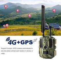 [해외] GPS 사냥 카메라 4G FDDLTE 카메라 샤세 1080P 비디오 사진 트랩 트레일 카메라 BL480LP 와일드 카메라 나이트 비전 사진 트랩, Oceania 4G