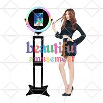 셀카 아이패드 사진 부스 기계 결혼 반지 빛 휴용 Photobooth