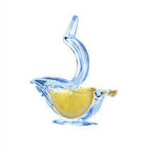아크릴 레몬 슬라이스 과즙 기 새 모양 수동 클립 압착기 편리한 과일 주스 가제트 주방 액세서리, 04