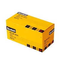 3M 스카치 투명양면테이프 리필 665R-6 18mm 오피스팩 18mmx7.6m-갑(6개입)