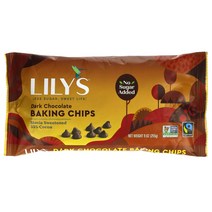 Lilys Sweets Dark Chocolate Baking Chips 9 oz (255 g), 255.146g