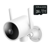 가정용cctv 스마트폰cctv -3 스마트 카메라 비디오 감시 2 야외 와이파이 보안 야간 투시경 인체 감지 사, 02 1296P Camera 32G_02 미국 플러그