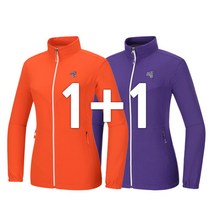 1+1 여자 봄 여름 메쉬 바람막이 RJ23 통기성 좋은 경량 자켓 점퍼 90~110