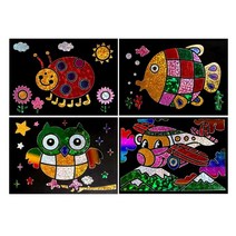 방과후수업 컬러 호일아트 꾸미기재료 1P 공작놀이 단체미술 어르신만들기 집콕놀이