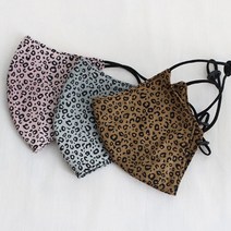 20수 면원단 8mm 레오파드 호피무늬 원단, 8mm레오파드라벤더핑크