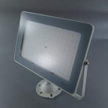 코스모스 LED 투광기 100W 뉴사각확산 간판등 투광등 다용도 조명 백 흑 전구 주광색, 흰색바디/전구색(3000K)