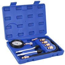 가솔린 엔진 압축 시험기 자동 가스 실린더 자동차 압력 게이지 테스트 키트 0300psi, CHINA, Blue