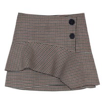 앳코너 아크릴혼방 하운드투스 스커트 AMSK7D130O2