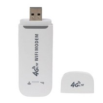 유심 라우터 이동식 와이파이 인터넷 에그 데이터 차량용 4g lte 무선 usb 모뎀 동글 150mbps 잠금 해제 wifi 네트워크 어댑터 노트북 pc 네트워크 카드 잠금, 하얀