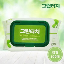 [일회용물티슈]그린터치 물티슈 100매 캡형(30개)한박스, 성희 쿠팡 본상품선택