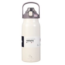 주방온수기 냉온수기 1300ML/1700ML 대용량 빨대 보온병 컵 스테인레스 스틸 추위와 뜨거운 보온병 컵 야, 05 White_01 1700