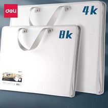 포토폴리오 4K 8K 대용량 서류 파일 보관 가방, 8k 화이트 (사진 180장 수납 가능)