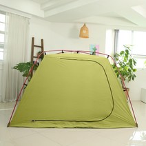 산들로 암막텐트 95 자동텐트 폴리 난방텐트 1인용 싱글