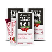 미쁨생활건강 딱 좋아 글루타치온 로즈힙 젤리스틱, 45포, 20g
