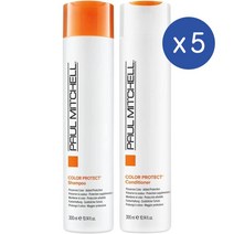 폴미첼 컬러 프로텍트 샴푸 앤드 컨디셔너 300ml 듀오 Paul Mitchell Color Protect Shampoo and Conditioner Duo, 5개