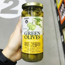 노브랜드 그린 올리브 340g, 종이박스포장