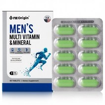 엔젯오리진 맨즈 멀티비타민 미네랄 1박스 2개월분