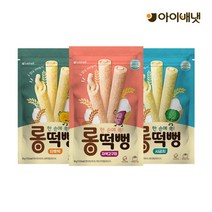 아이배냇 산양유아식 [아이배냇]롱떡뻥 3종세트, 자색고구마 3개