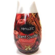 Renuzit 향기 소용돌이 겨울 사과 시나몬 & 향신료 애플 7 온스 2개 팩, 한개옵션0