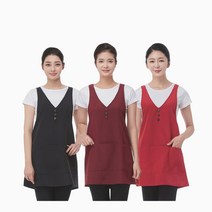 라인 포그니 맵시 미용유니폼 M, 블랙