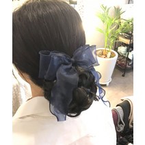 당고올림 똥머리 파마가발머리핀