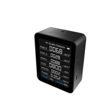 하수도 내시경 배관 카메라 8 In 1 대기질 감지기 PM2.5 PM1.0 PM10 HCHO TVOC C 온도 습도 기계 3 화면, 02 BlAC 교류k