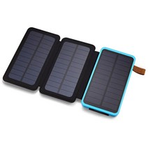 POWERNEWS 9000000mAh 태양 전지 패널 휴대폰 블루용 외부 배터리 충전기 전