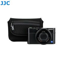 [JJC] 리코GR3X/소니zv1/캐논g7xmark3 케이스 카메라 파우치, 블랙