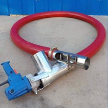 곡물이송기 흡입기 사료 호스 운반기 컨베이어 분말 스크류 탑재 양곡기 기계 차량 비료 운반 벼 쌀, 총길이 1.5미터 소 힘줄 두껍게