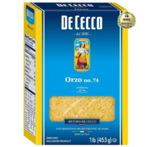 라이브잇 Dececco 오르조 NO.74 파스타, 12개, 453g