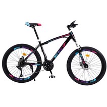 MTB 자전거 산악 30단 하드테일 경량 입문용 출퇴근 학생 24인치 26인치, 24인치cm, A + 21단